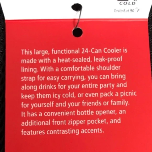 NWT Logo Brand Wisconsin Badgers 24-Can Cooler - Picture 6 of 14